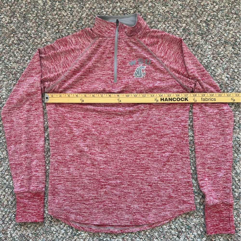 WSU COUGARS 1/4 zip lightweight top - Picture 3 of 5